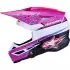Casque Cross Alpinestars SM3 Falcon Blanc Violet Noir