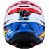 Casque Cross Alpinestars SM3 Falcon Rouge Fluo Blanc Bleu
