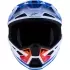 Casque Cross Alpinestars S-M7 Core Blanc Bleu Violet
