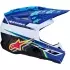 Casque Cross Alpinestars Enfant SM3 Falcon Bleu Blanc Noir