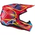 Casque Cross Alpinestars S-M7 Cast Rouge Jaune Fluo Bleu