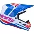 Casque Cross Alpinestars S-M7 Core Blanc Bleu Violet