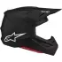 Casque Cross Alpinestars S-M7 Solid Noir Mat