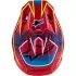 Casque Cross Alpinestars S-M7 Cast Rouge Jaune Fluo Bleu