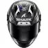 Casque Shark Aeron-GP Fim Racing  2 Replica Zarco Winter Test 2026 Noir Gris Chrome