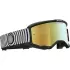 Masque Cross Alpinestars Vision 5 Hone Noir Blanc Iridium Or