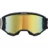 Masque Cross Alpinestars Vision 5 Hone Noir Blanc Iridium Or