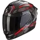 Casque Scorpion Exo-1400 Evo II Carbon Air Hex Noir Rouge Blanc
