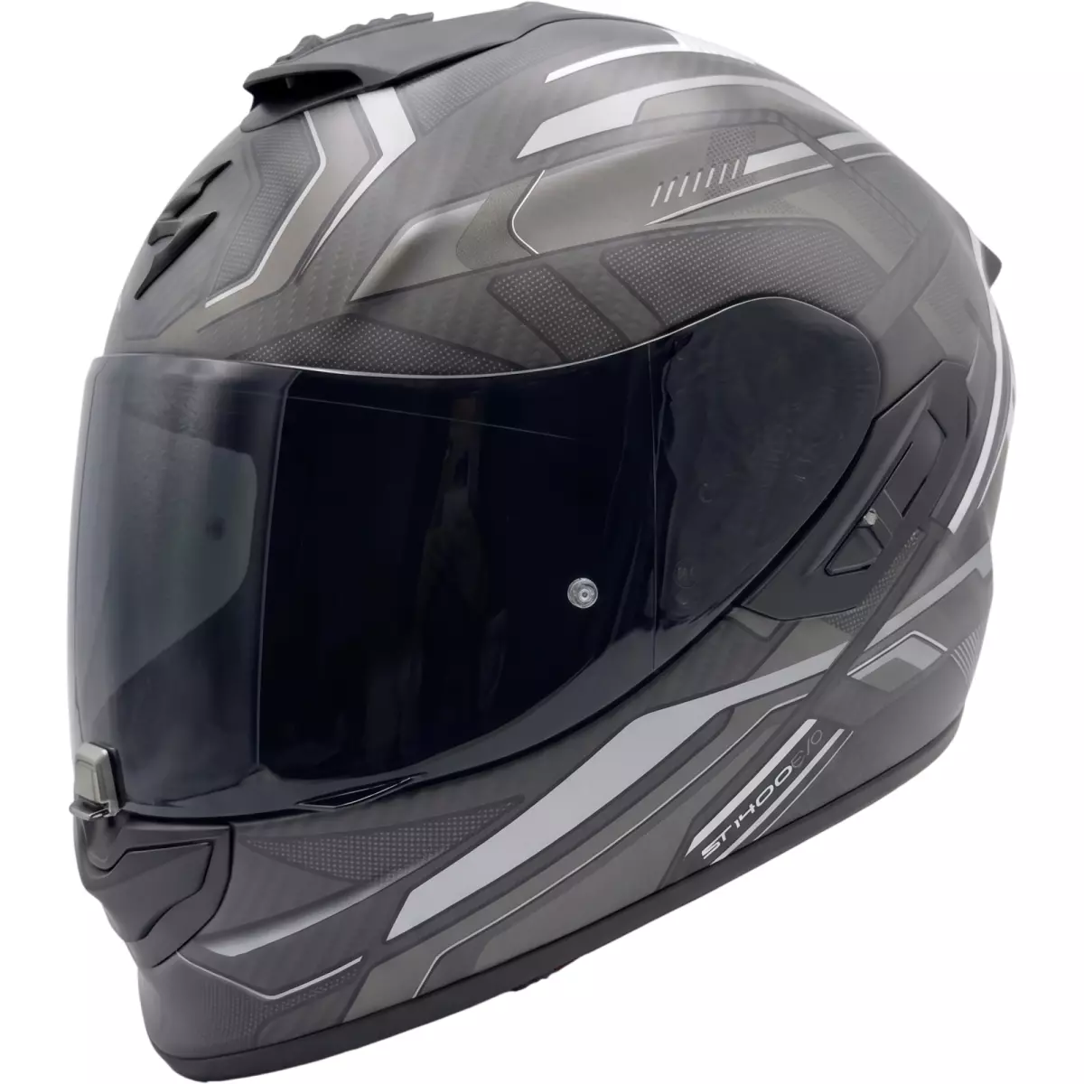 Casque Scorpion Exo-1400 Evo II Carbon Air Noir Argent