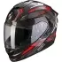 Casque Scorpion Exo-1400 Evo II Carbon Air Hex Noir Rouge Blanc