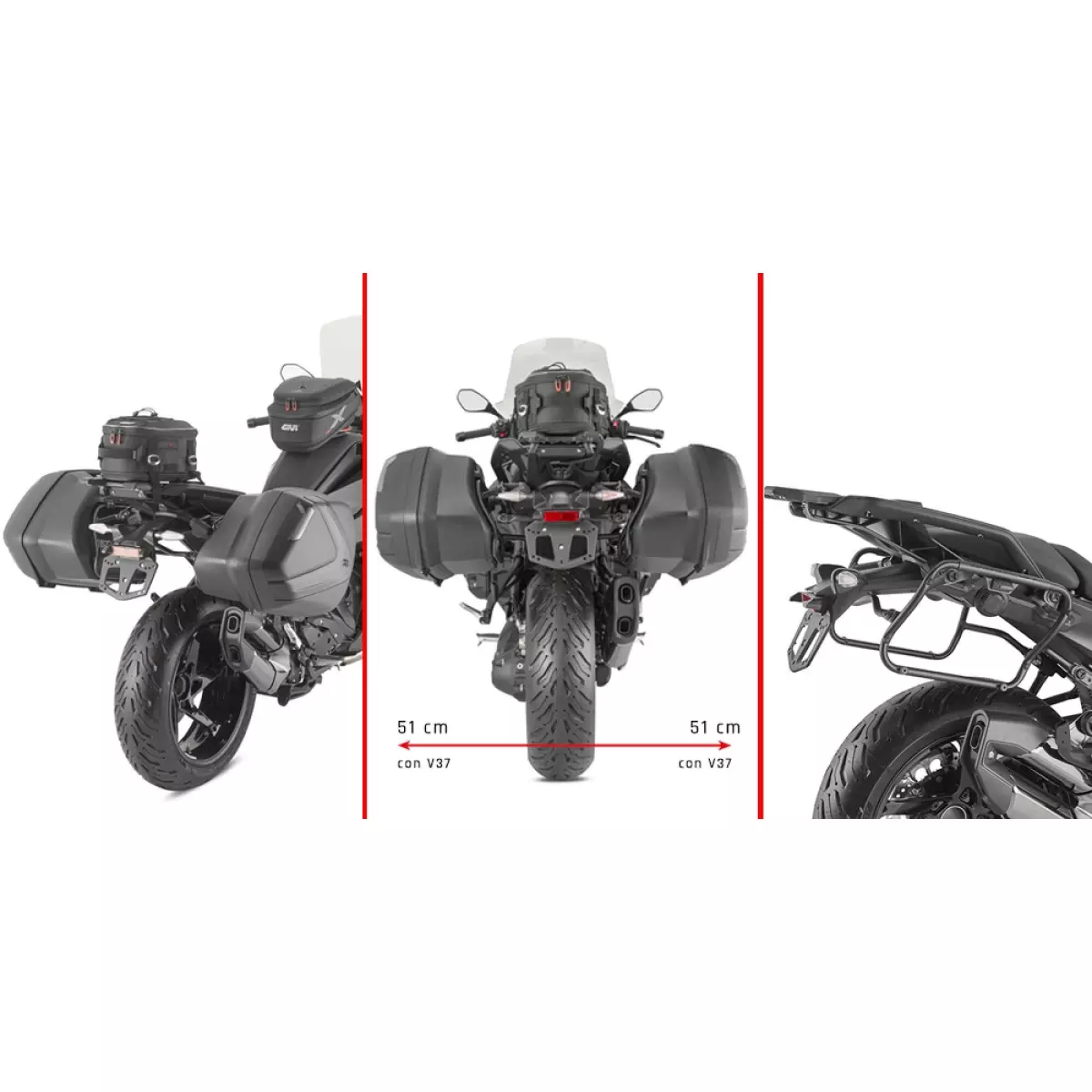 Support Valises Givi Monokey Side BMW R 1300 RS - PLX5153