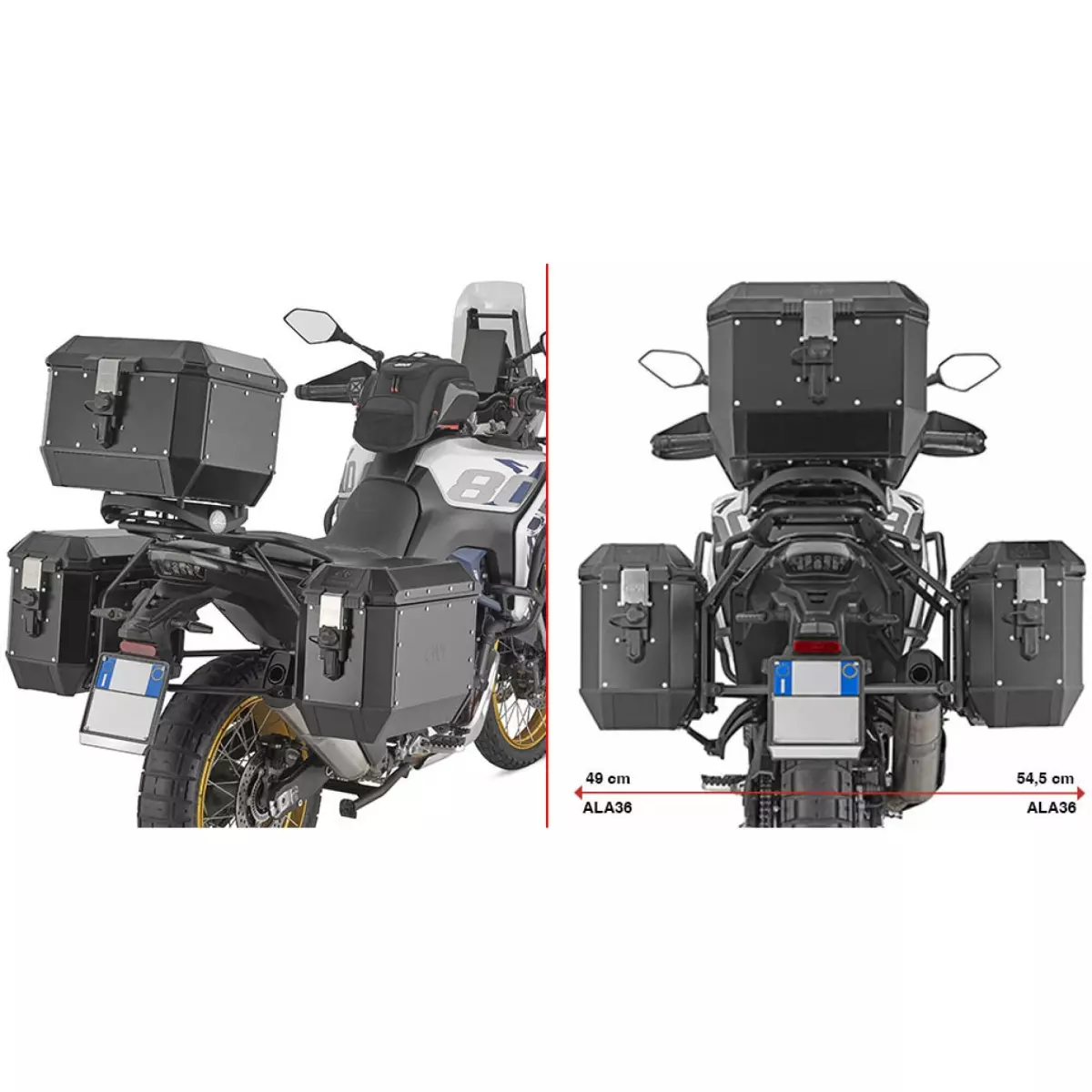 Support Valises Givi Monokey Voge DS800X Rally - PLO9264MK