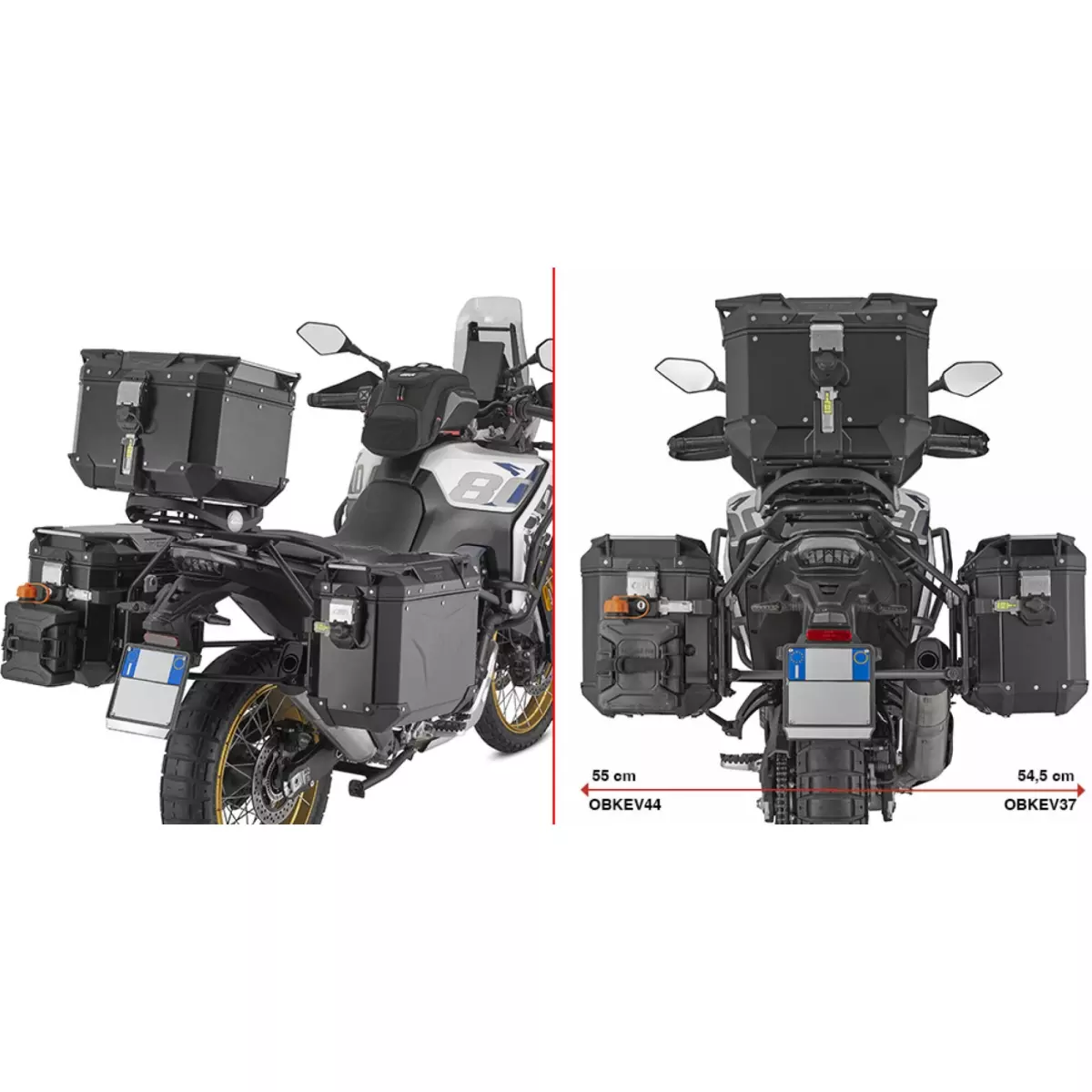 Support Valises Givi Monokey Cam-Side Voge DS800X Rally - PLO9264CAM