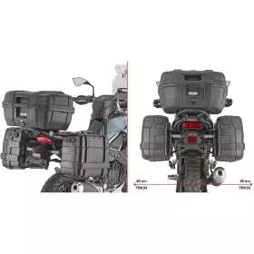 Support Valises Givi Monokey Kawasaki KLE500 /SE - PLO4139MK