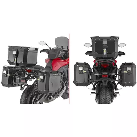 Support Valises Givi Monokey Cam-Side Yamaha Tracer 7 - PLO2177CAM - Supports et fixations pour sacoches et valises moto GIVI
