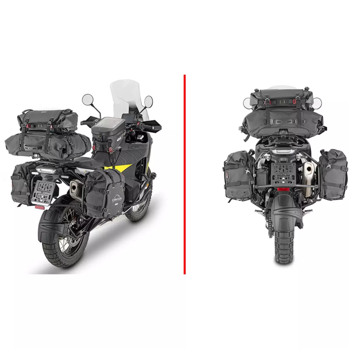 Supports Valises Latérales Givi KTM 890/790 Adventure et Norden 901