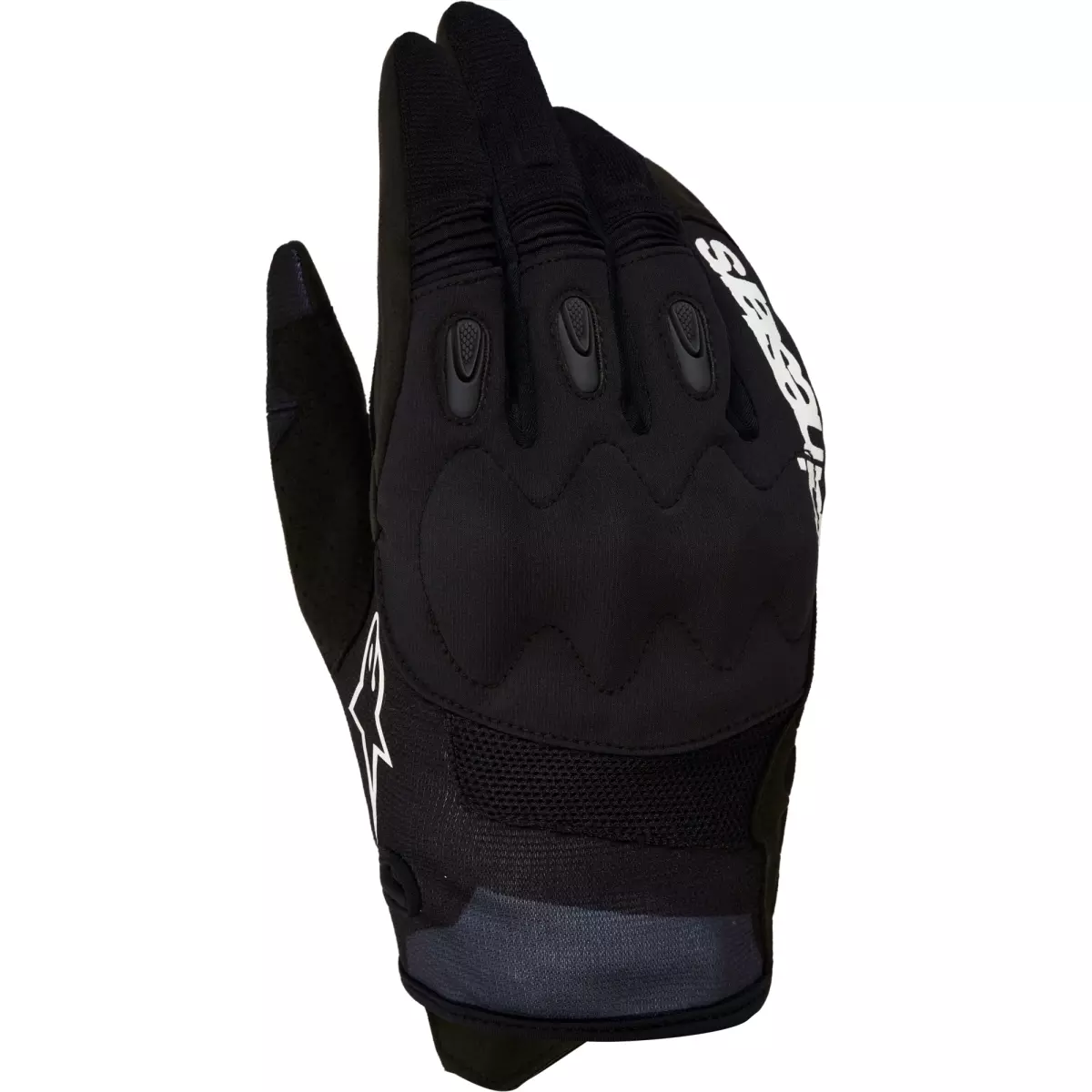 Gants Cross Alpinestars Techdura Blanc Noir