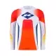 Maillot Cross Kenny MX27 Track Blast Orange Blanc