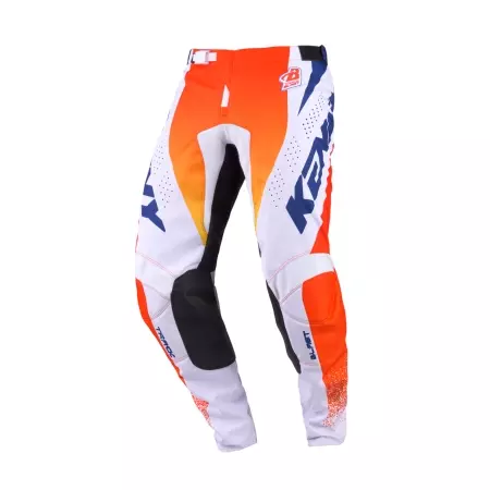 Pantalon Cross Kenny MX27 Track Blast Orange Blanc - Equipement Cross KENNY