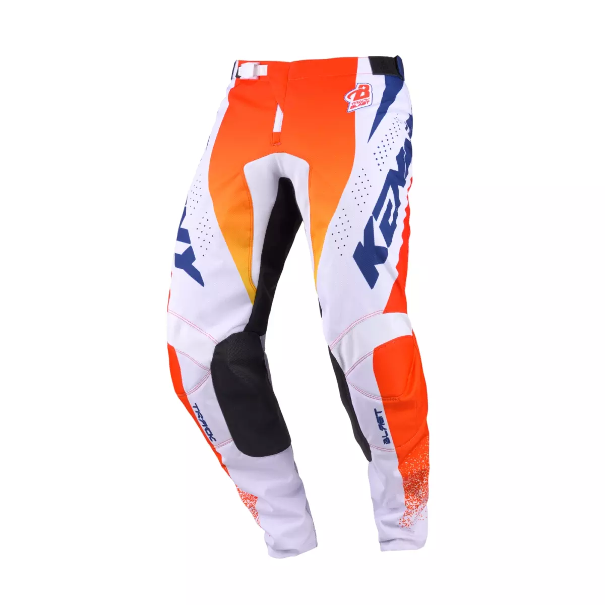 Pantalon Cross Kenny MX27 Track Blast Orange Blanc