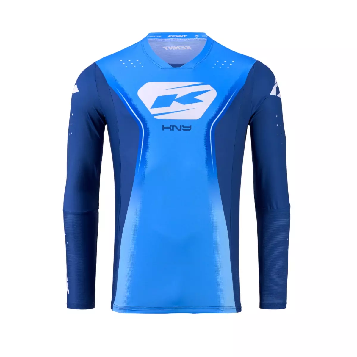 Maillot Cross Kenny MX27 Performance Solid Bleu