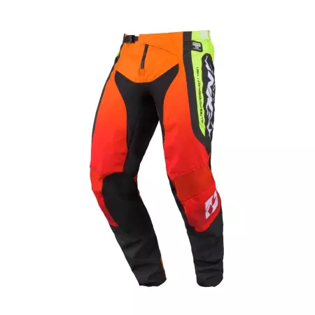 Pantalon Cross Kenny MX27 Force Race Rouge Jaune Fluo - Equipement Cross KENNY