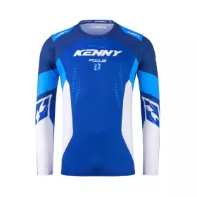 Maillot Cross Kenny MX27 Track Focus Bleu