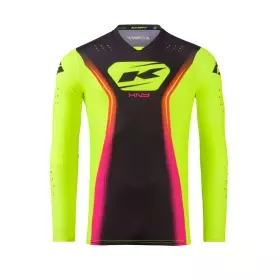 Maillot Cross Kenny MX27 Performance Solid Jaune Fluo