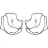 Mousses De Joues Scorpion EXO-1500 Air