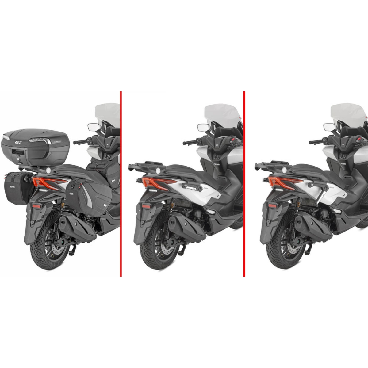 Supports Latéraux Givi Sacoches Easy-T Honda Forza 125/300 - STL1166