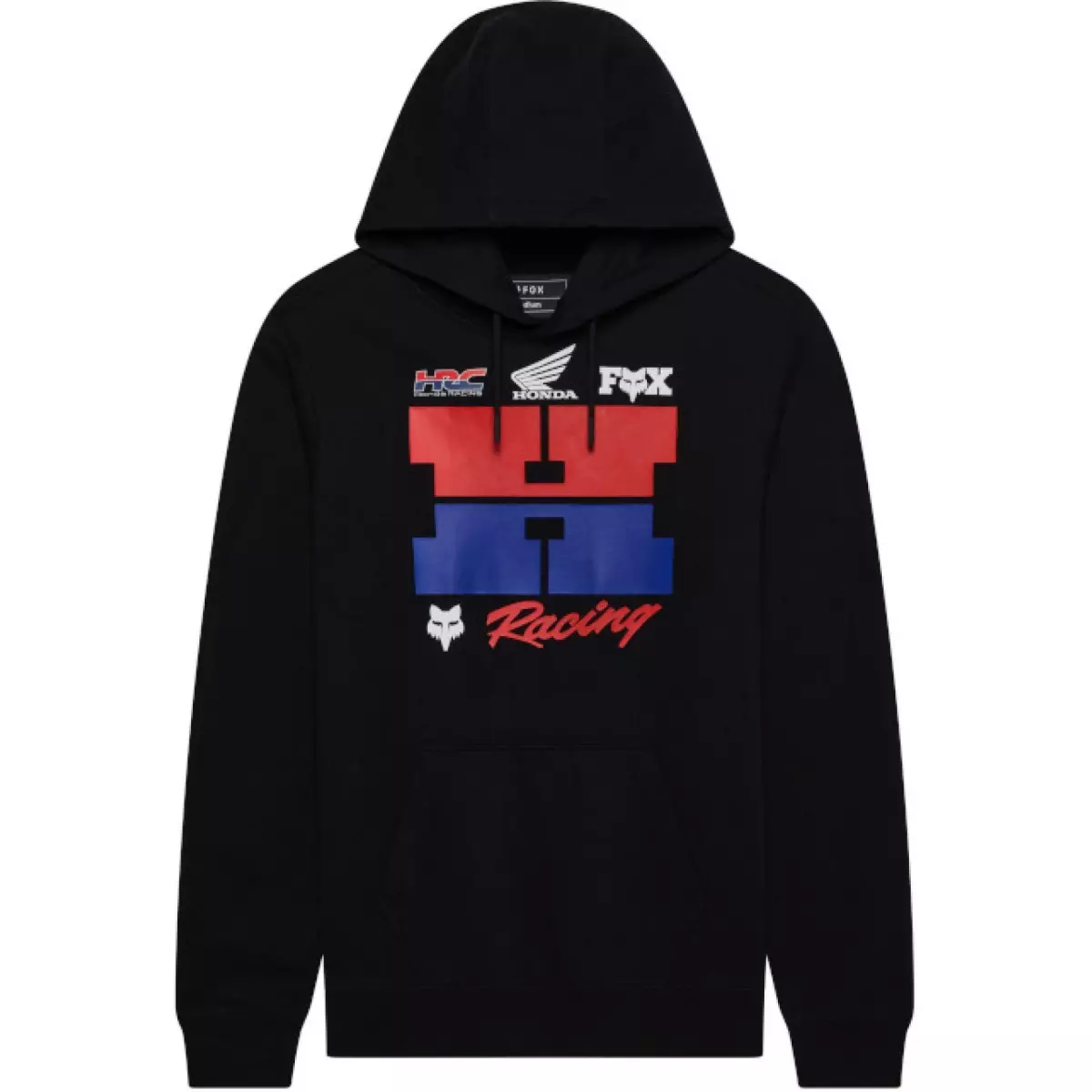 Sweat à Capuche Fox Honda Fleece Noir
