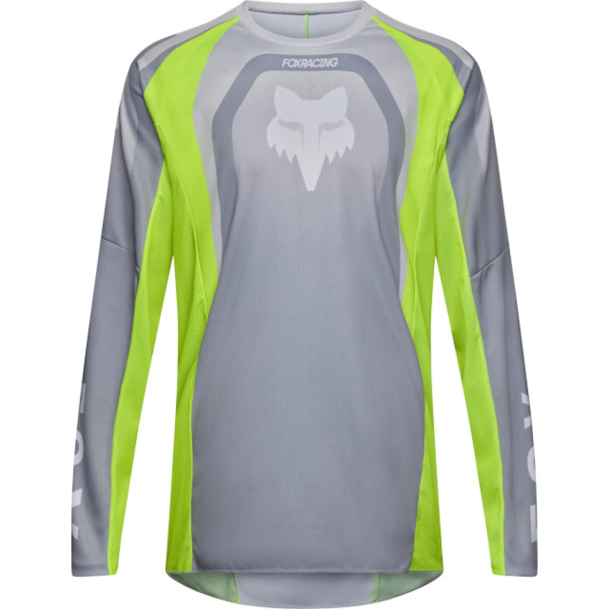 Maillot Cross Fox 180 Frame Gris Jaune