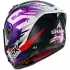 Casque Shark Aeron Replica Zarco Signature 2026 Carbone Violet Chrome