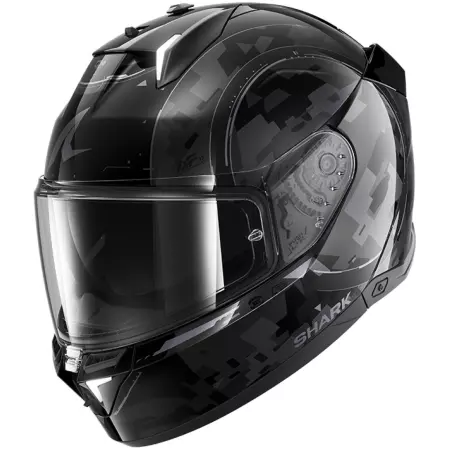 SHARK Casque intégral Shark SKWAL i3 GANG — noir, gris et argent