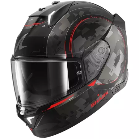 Casque Shark Skwal i3 Gang Noir Anthracite Rouge - Casque Intégral SHARK