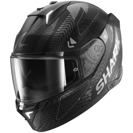 Casque Shark Skwal i3 Ready Noir Chrome Anthracite - Casque Intégral SHARK
