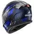 Casque Shark Skwal i3 Vibetrack Bleu Chrome Argent