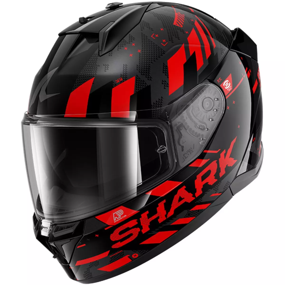 Casque Shark D-Skwal 3 Skilful Noir Rouge