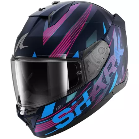 SHARK Casque intégral Shark D-SKWAL 3 DASHED MAT — bleu et violet