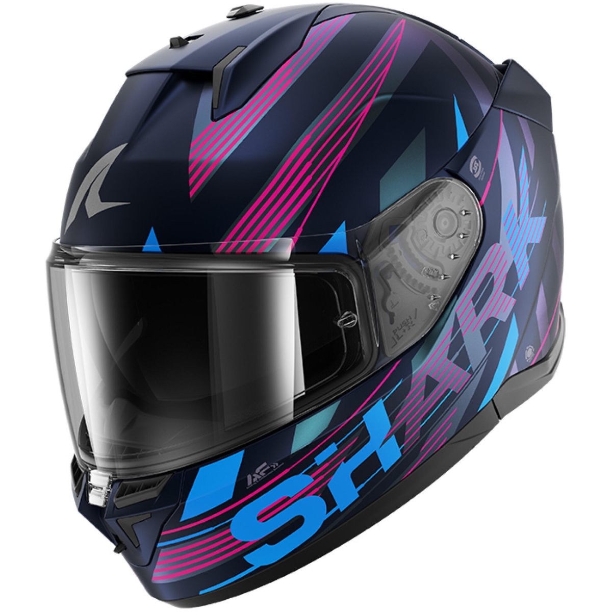 Casque Shark D-Skwal 3 Dashed Bleu Violet Bleu