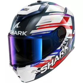 Casque Shark Spartan GT Pro Carbon Replica Zarco GP de France 2026 Carbone Chrome Rouge