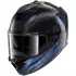 Casque Shark Spartan GT Pro Carbon Axium Carbone Anthracite Bleu