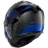 Casque Shark Spartan GT Pro Carbon Axium Carbone Anthracite Bleu