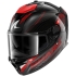 Casque Shark Spartan GT Pro Carbon Axium Carbone Anthracite Rouge