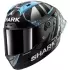 Casque Shark Aeron-GP FIM Racing  2 Replica Raul Fernandez Winter Test Anthracite Bleu Argent