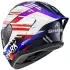 Casque Shark Skwal Cup Replica Zarco GP de France 2026 Bleu Chrome Rouge