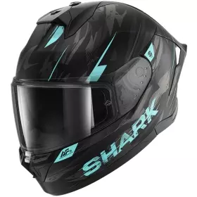 Casque Shark Skwal Cup Inkrider Noir Argent Bleu