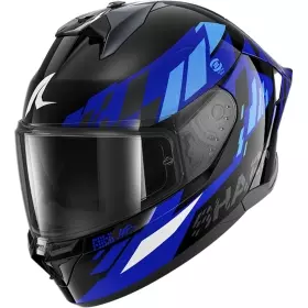 Casque Shark Skwal Cup Raceblock Noir Bleu Anthracite
