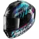 Casque Shark Spartan RS Carbon Vibetrack Carbone Vert Chrome