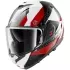 Casque Shark OXO Ready Blanc Anthracite Rouge